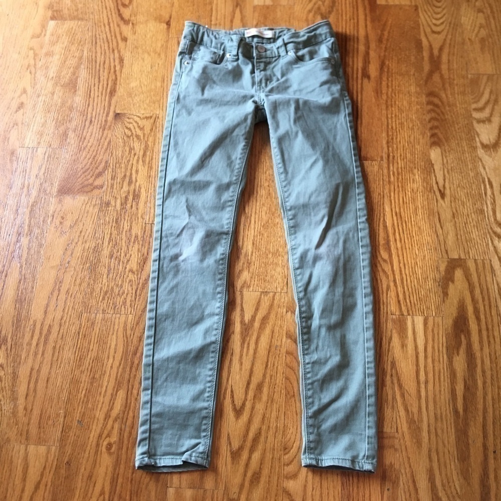 Levi’s girls green jeans/pants size 10